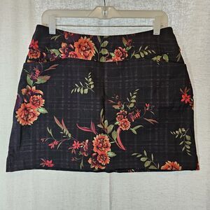 Swing Control Golf Skort Built In Shorts Black Red Floral Plaid Activewear 12